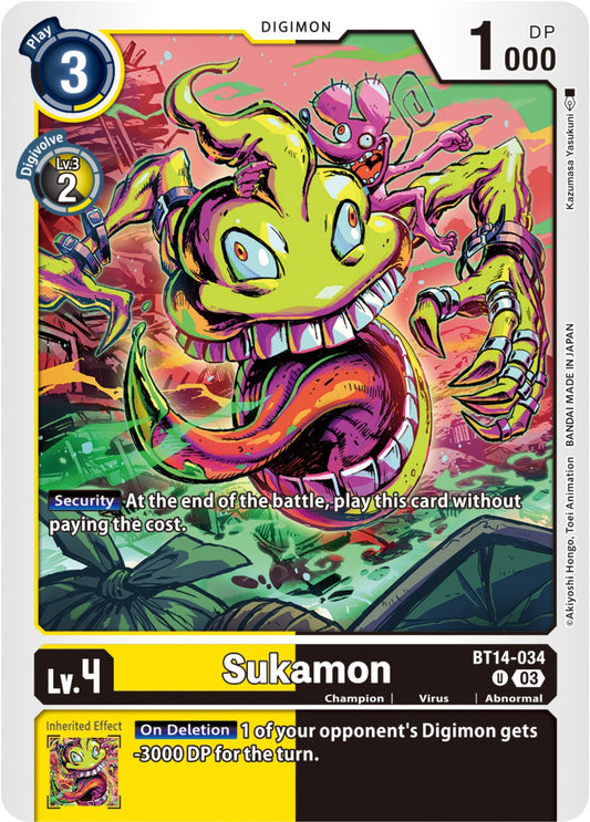Sukamon [BT14 - BT14-034 U]