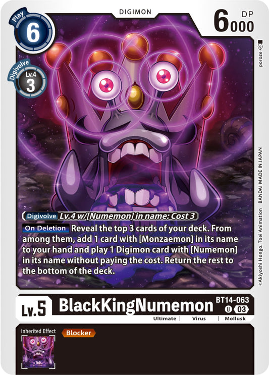 BlackKingNumemon [BT14 - BT14-063 U]