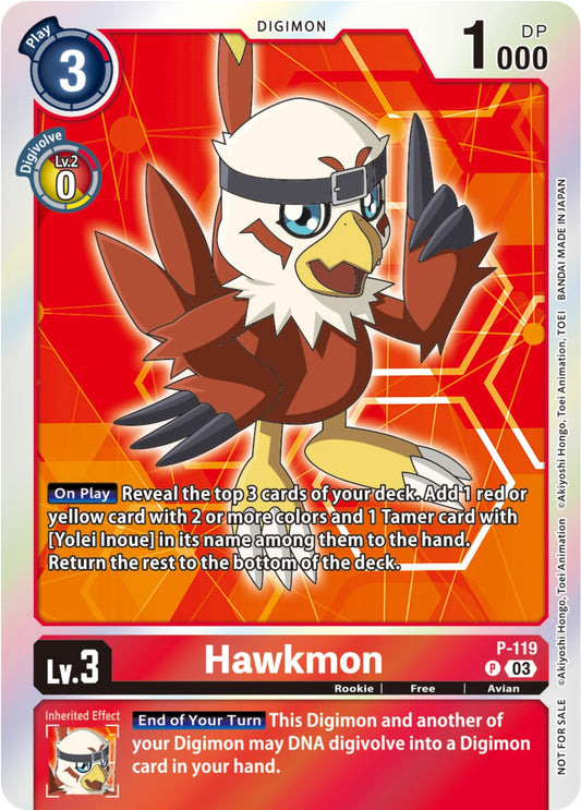 Hawkmon - P-119 (Tamer Party Pack -The Beginning- Ver. 2.0) [D-PR - P-119 P]