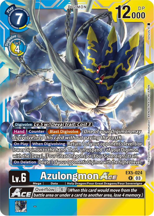 Azulongmon ACE [EX05 - EX5-024 R]