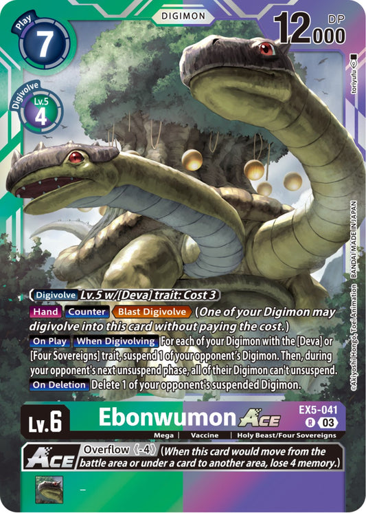 Ebonwumon ACE [EX05 - EX5-041 R]
