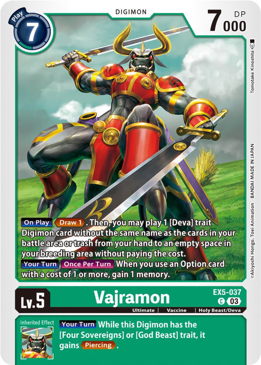 Vajramon [EX05 - EX5-037 C]