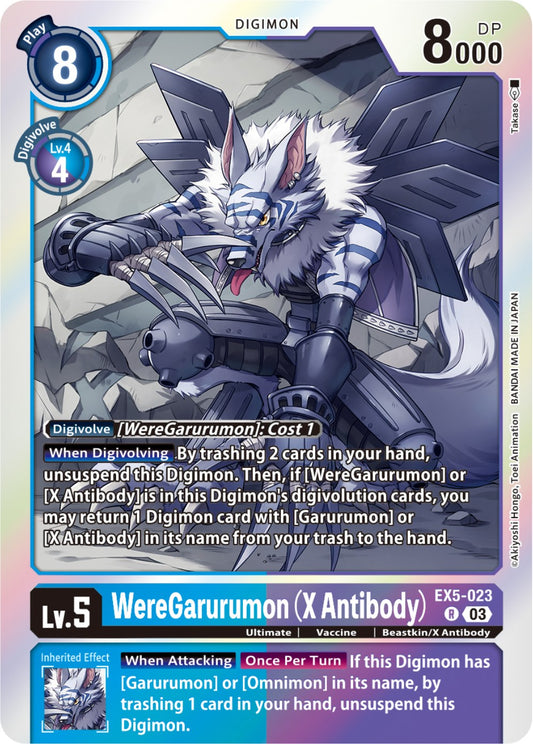WereGarurumon (X Antibody) [EX05 - EX5-023 R]