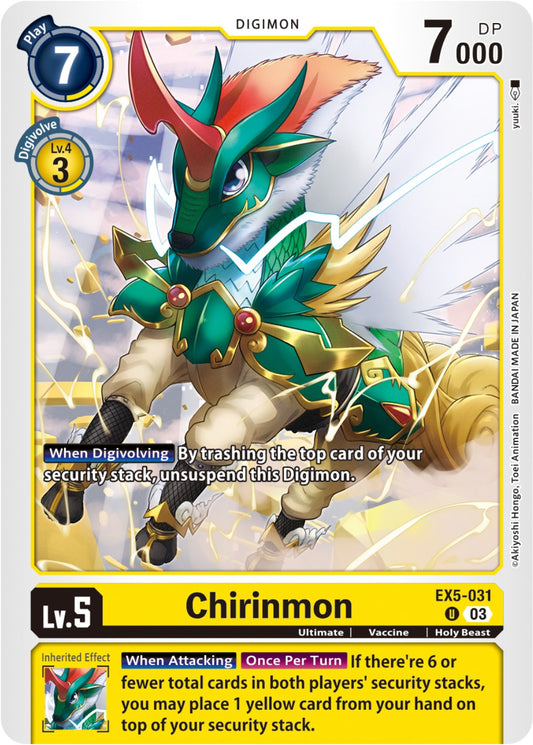 Chirinmon [EX05 - EX5-031 U]