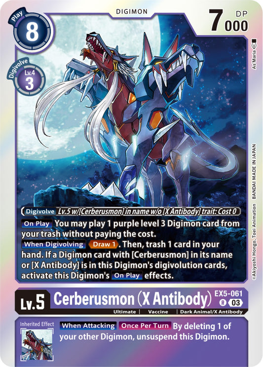 Cerberusmon (X Antibody) [EX05 - EX5-061 R]