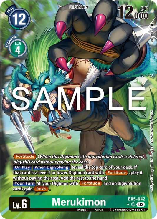 Merukimon (Alternate Art) [EX05 - EX5-042 SR]