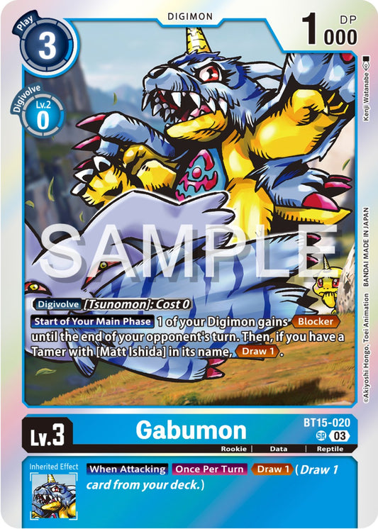 Gabumon [BT15 - BT15-020 SR]
