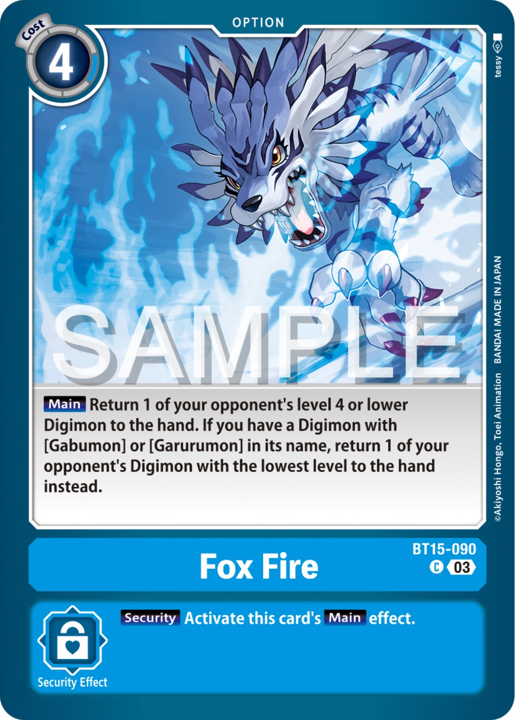 Fox Fire [BT15 - BT15-090 C]
