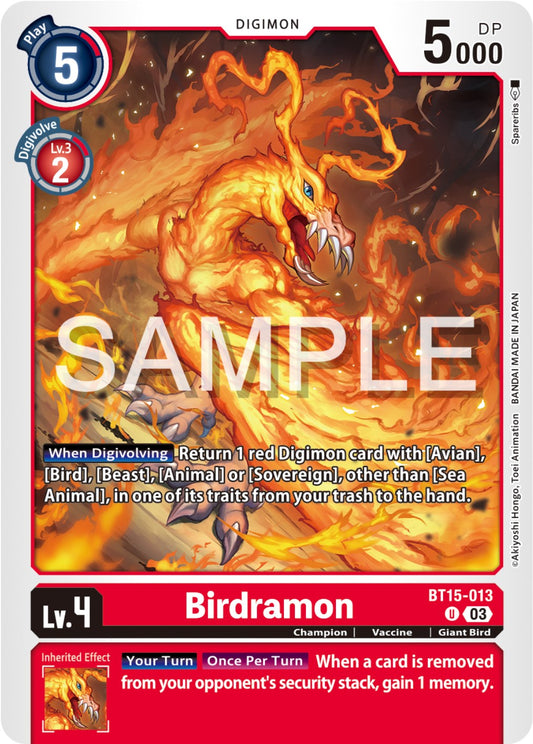 Birdramon [BT15 - BT15-013 U]