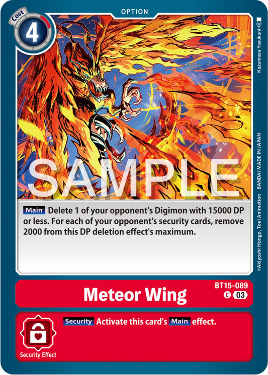 Meteor Wing [BT15 - BT15-089 C]