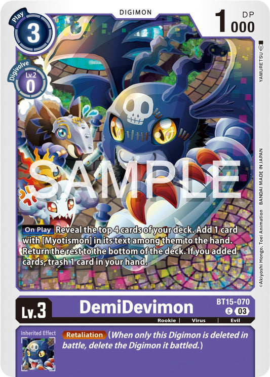 DemiDevimon [BT15 - BT15-070 C]