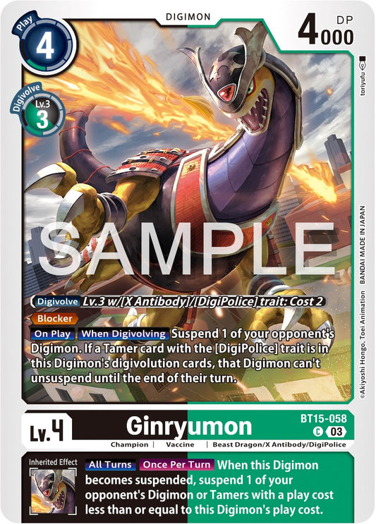 Ginryumon [BT15 - BT15-058 C]