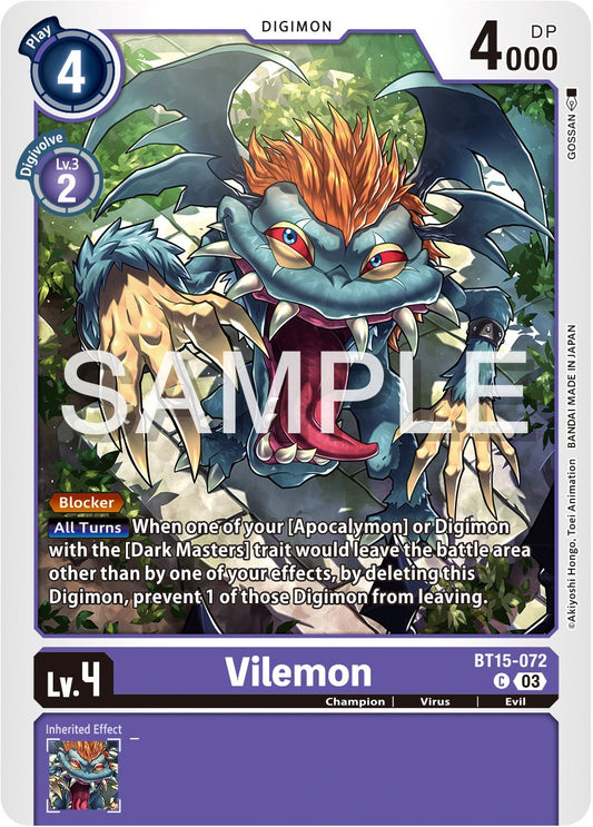 Vilemon [BT15 - BT15-072 C]