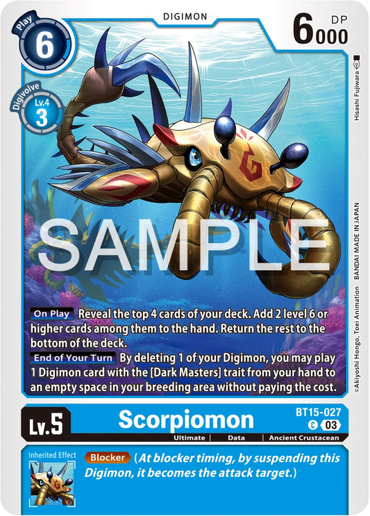 Scorpiomon [BT15 - BT15-027 C]
