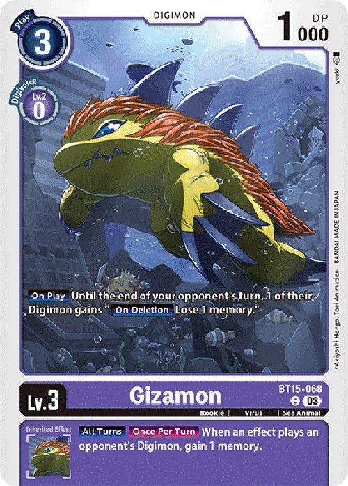 Gizamon [BT15 - BT15-068 C]