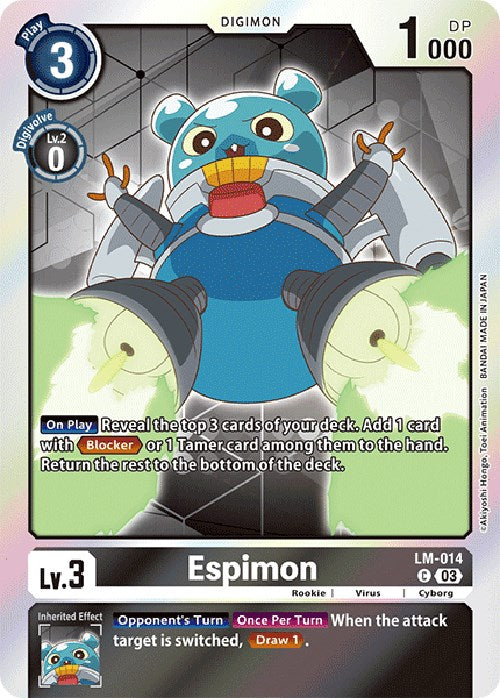 Espimon (English Exclusive) [BT15 - LM-014 C]