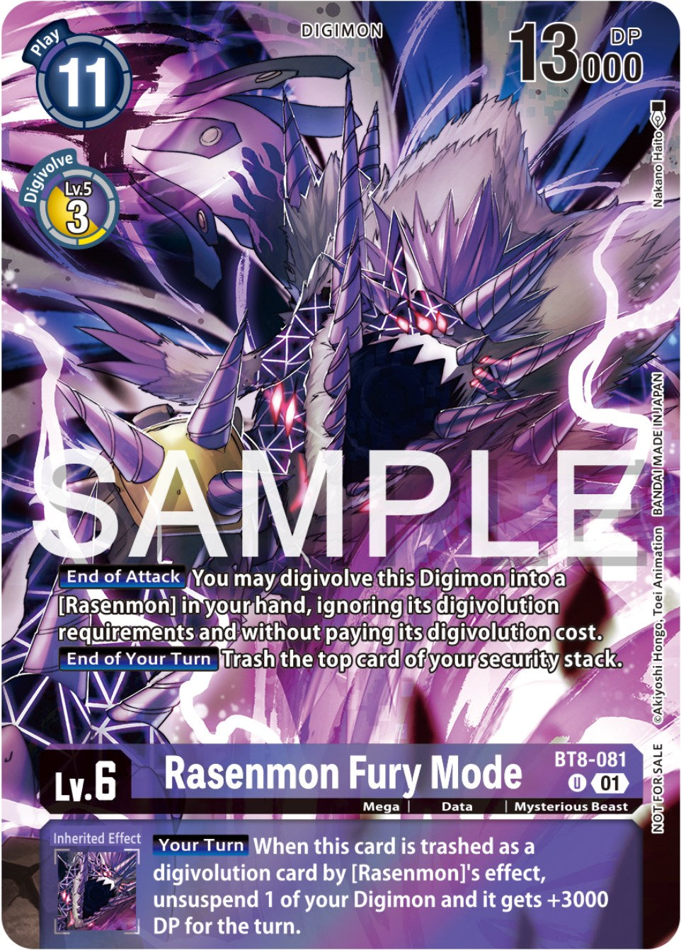Rasenmon Fury Mode (Official Tournament Pack Vol.12) [BT08 - BT8-081 U]