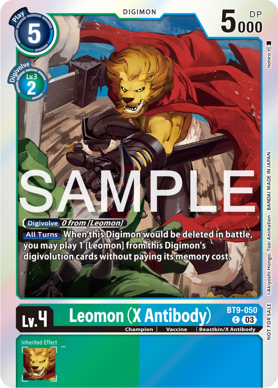 Leomon (X Antibody) (Winner Pack -Exceed Apocalypse-) [BT09 - BT9-050 C]