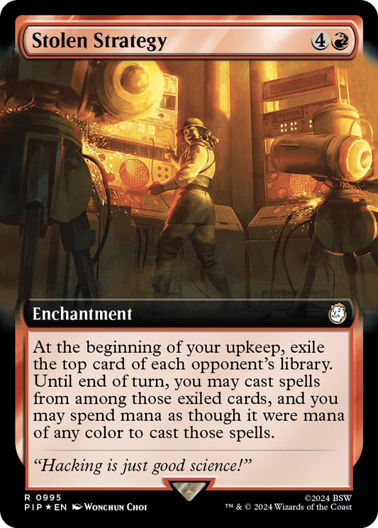 Stolen Strategy (Extended Art) (Surge Foil)