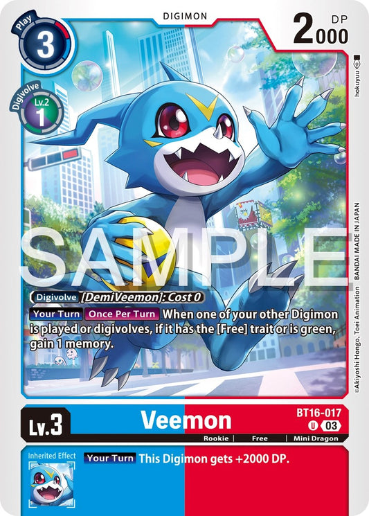 Veemon [BT16 - BT16-017 U]