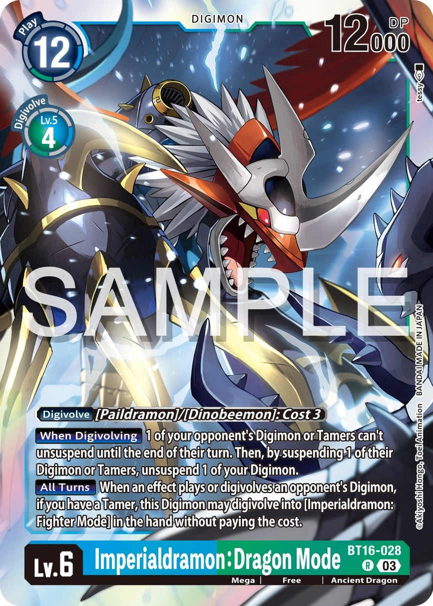 Imperialdramon: Dragon Mode [BT16 - BT16-028 R]