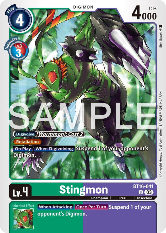 Stingmon [BT16 - BT16-041 U]