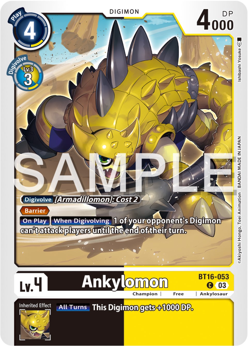 Ankylomon [BT16 - BT16-053 C]