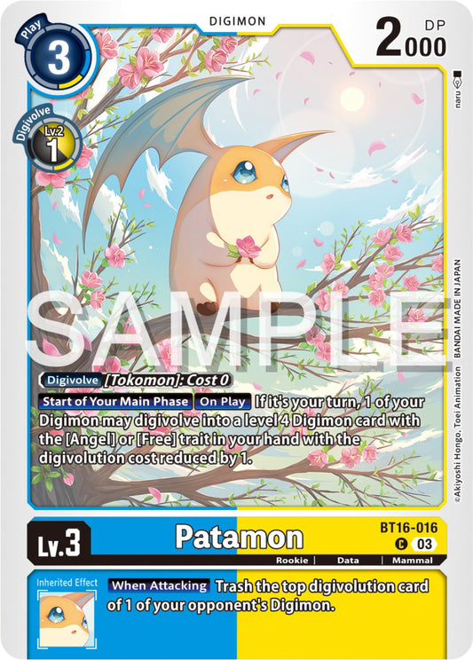 Patamon [BT16 - BT16-016 C]