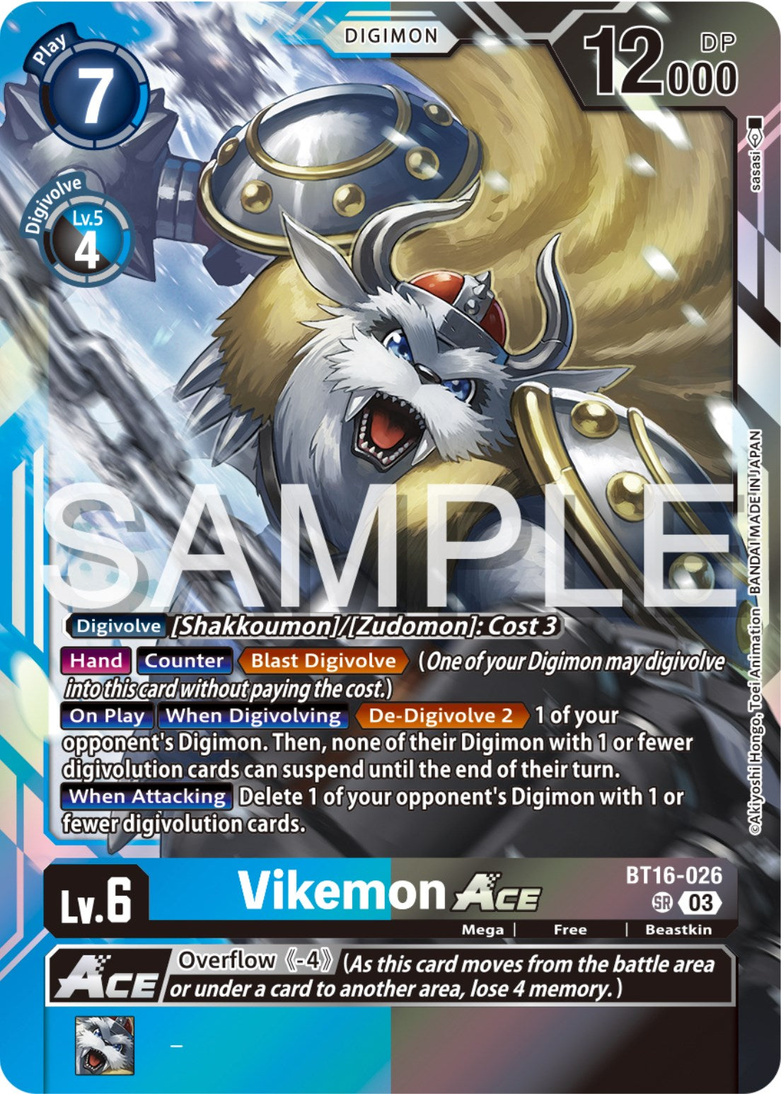Vikemon ACE [BT16 - BT16-026 SR]