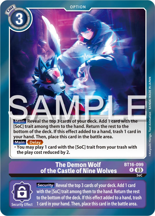 The Demon Wolf of the Castle of Nine Wolves [BT16 - BT16-099 R]