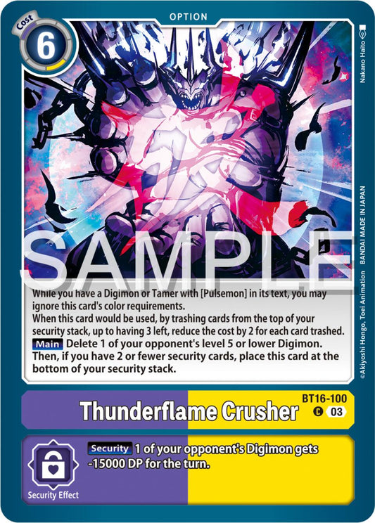 Thunderflame Crusher [BT16 - BT16-100 C]
