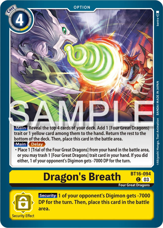 Dragon's Breath [BT16 - BT16-094 C]