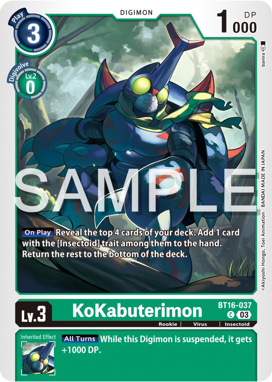 KoKabuterimon [BT16 - BT16-037 C]