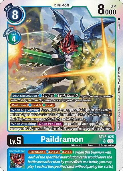 Paildramon [BT16 - BT16-025 SR]