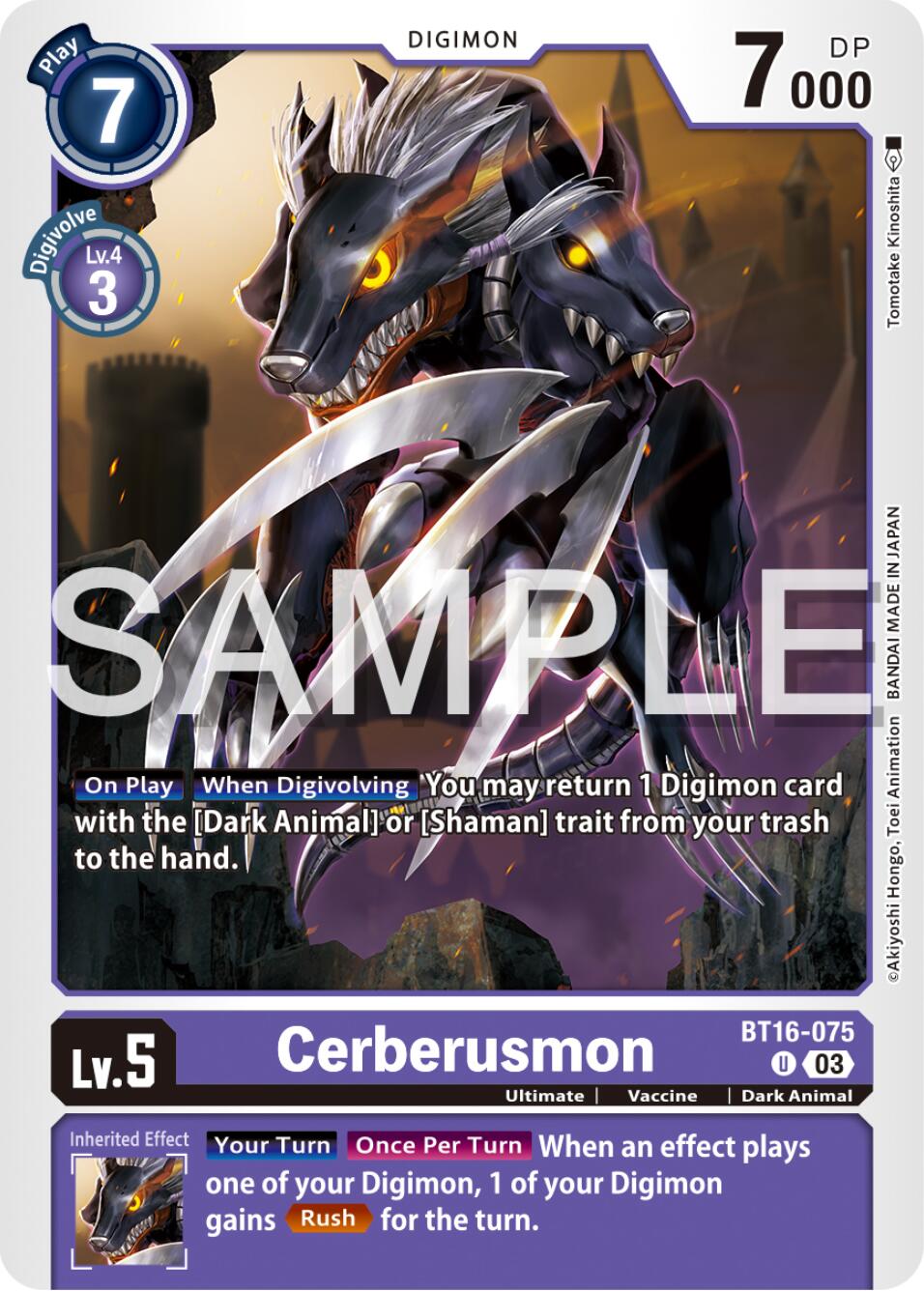 Cerberusmon [BT16 - BT16-075 U]
