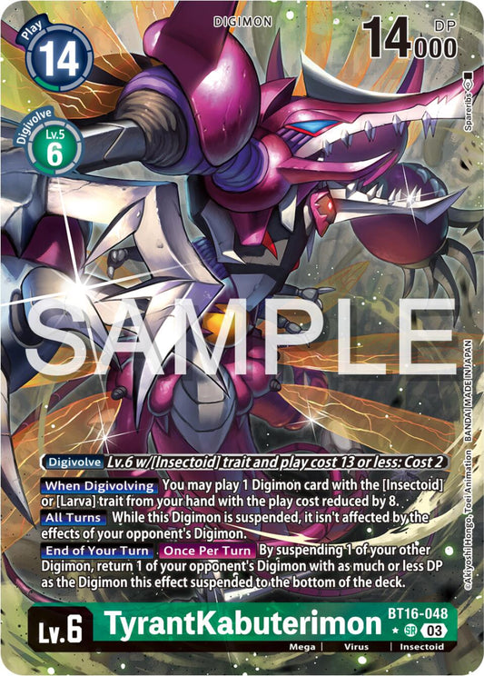 TyrantKabuterimon (Alternate Art) [BT16 - BT16-048 SR]
