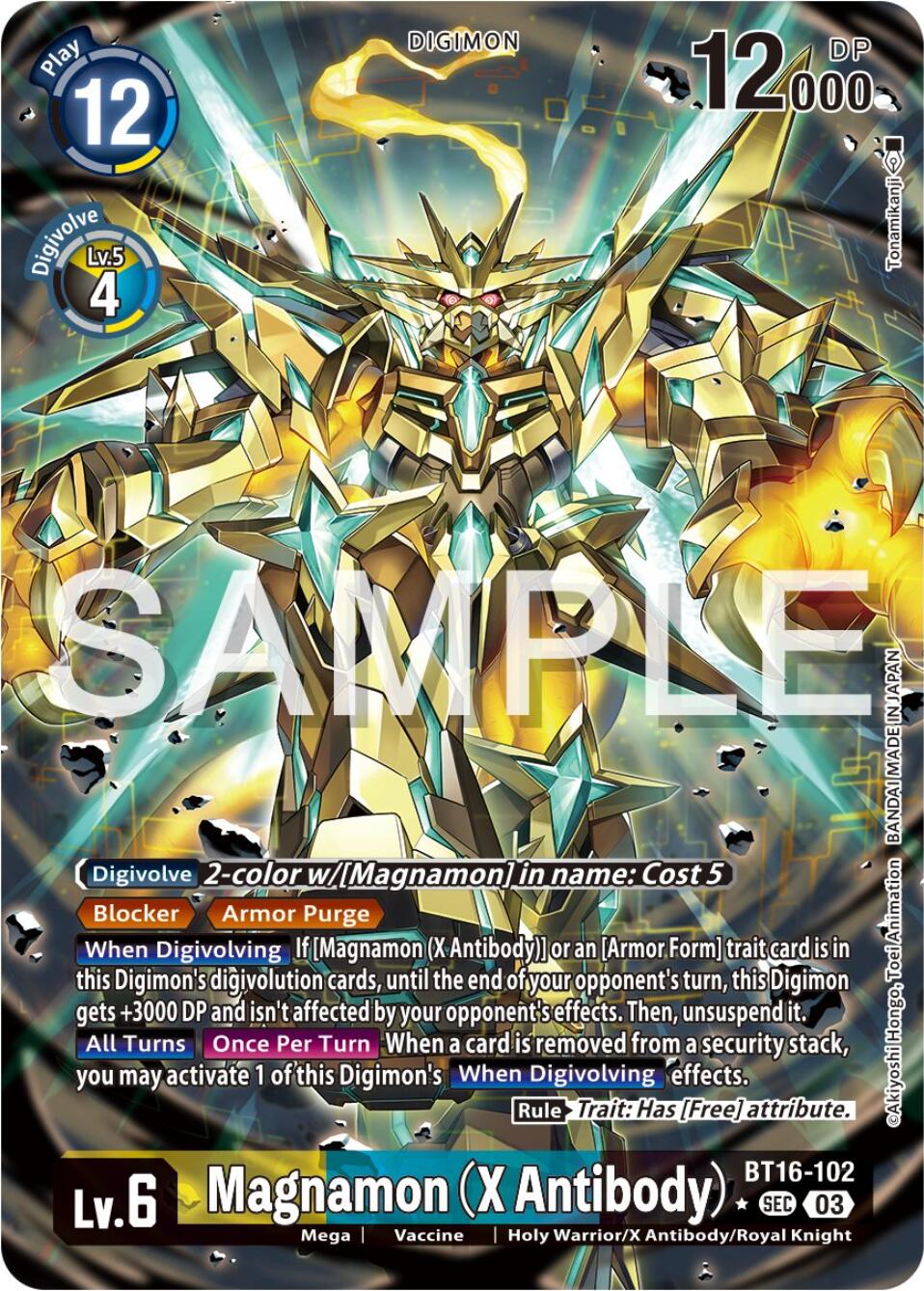 Magnamon (X Antibody) (Alternate Art) [BT16 - BT16-102 SEC]