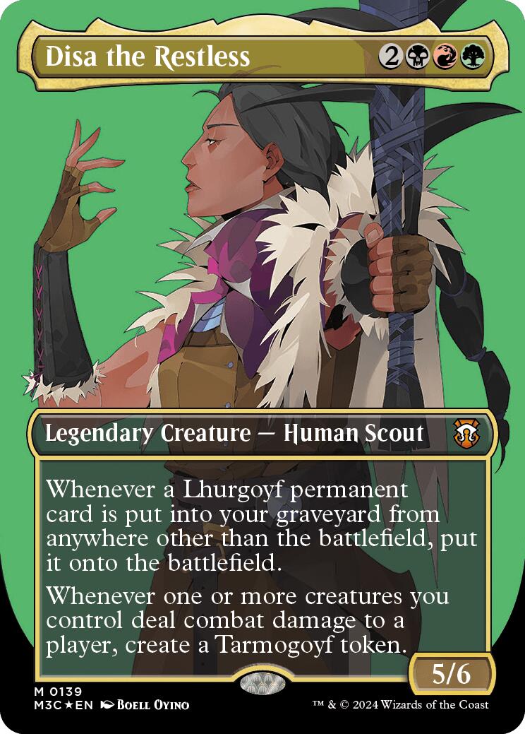 Disa the Restless (Borderless) (Ripple Foil)