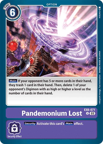 Pandemonium Lost [EX06 - EX6-071 U]