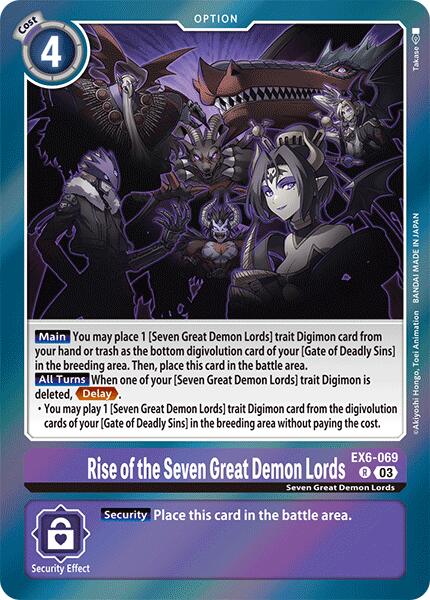 Rise of the Seven Great Demon Lords [EX06 - EX6-069 R]