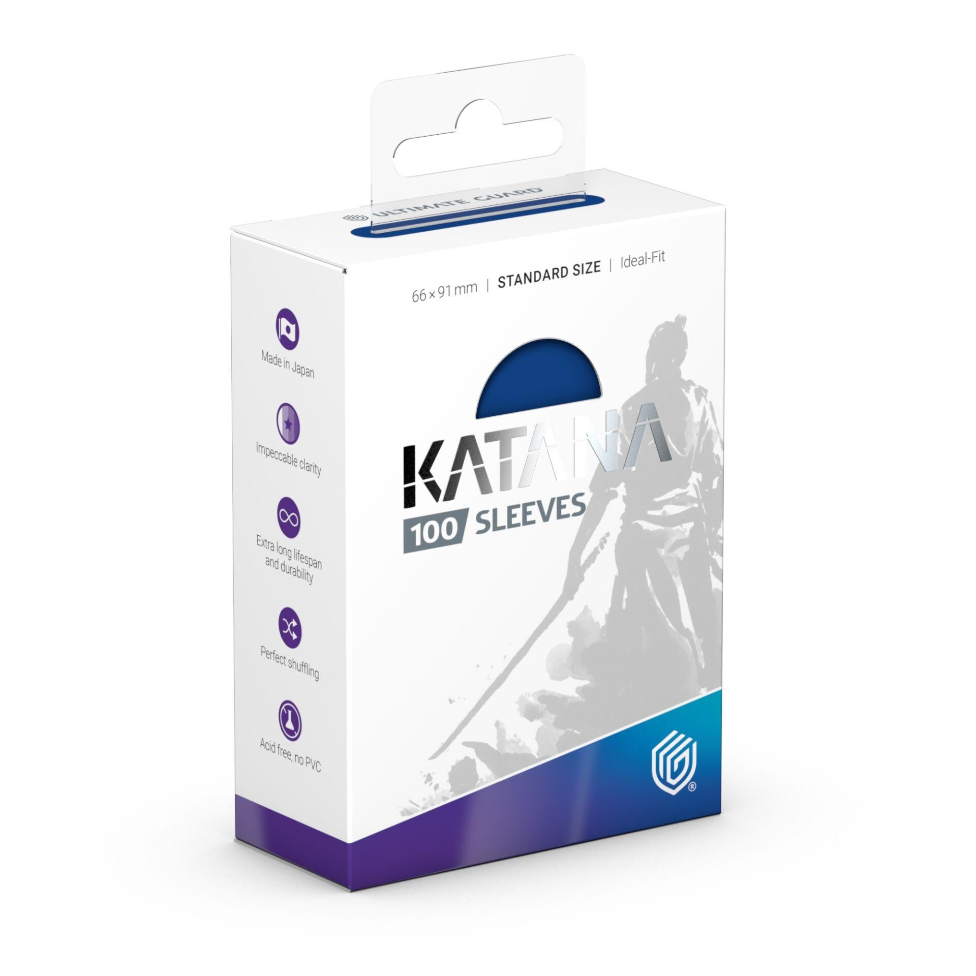Katana Standard Size Sleeves - Blue Bird (100-Pack)