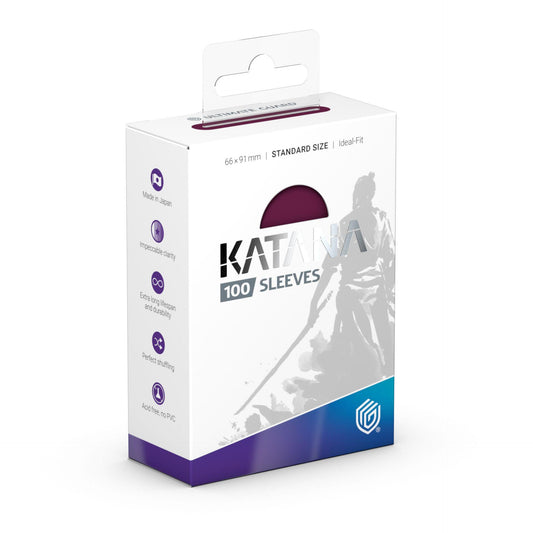 Katana Standard Size Sleeves - Radiant Plum (100-Pack) [000]