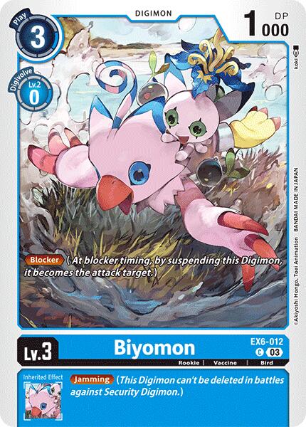 Biyomon [EX06 - EX6-012 C]
