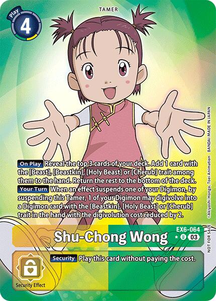 Shu-Chong Wong (Box Promotion Pack: Infernal Ascension) [EX06 - EX6-064 U]