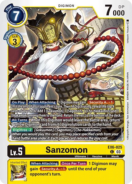 Sanzomon [EX06 - EX6-025 C]
