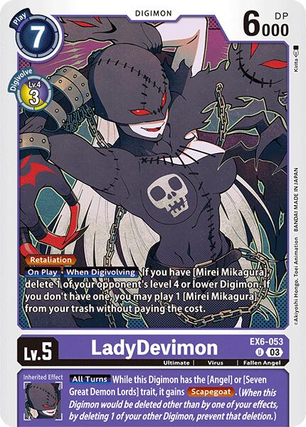 LadyDevimon [EX06 - Ex6-053 U]