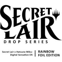 Secret Lair Drop: Secret Lair x Hatsune Miku: Digital Sensation EN - Rainbow Foil Edition [SLD]