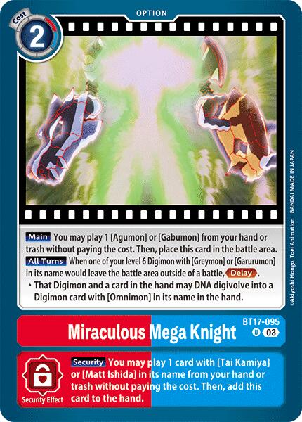 Miraculous Mega Knight [BT17 - BT17-095 U]