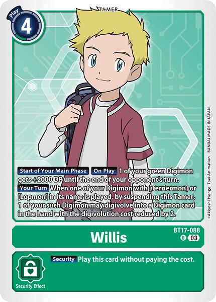 Willis [BT17 - BT17-088 U]
