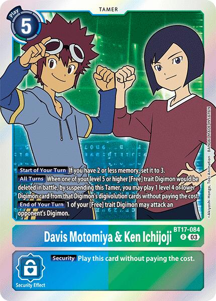 Davis Motomiya & Ken Ichijoji [BT17 - BT17-084 R]